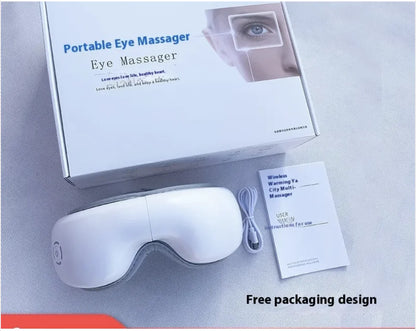 Bluetooth Eye Massager with Vibration and Hot Compress for Relief